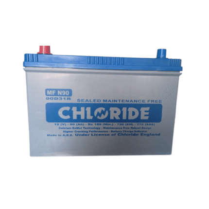 بطاريه كلورايد مصري 90 امبير CHLORIDE N90 90AH 12V